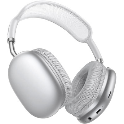 Накладні бездротові навушники Borofone BO36 Tone Silver