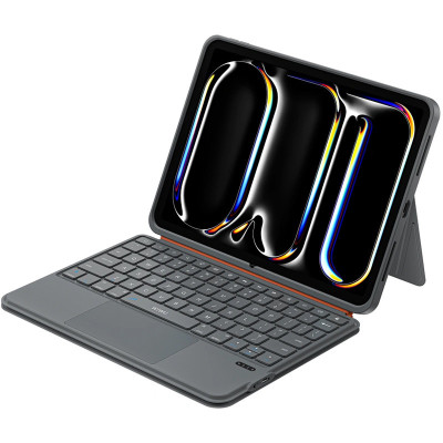 Клавіатура-чохол WIWU MK-005 3 in 1 for iPad Pro 11" (2024) Bluetooth Grey Клавіатура-чохол WIWU MK-005 3 in 1 for iPad Pro 11" (2024) Bluetooth Grey