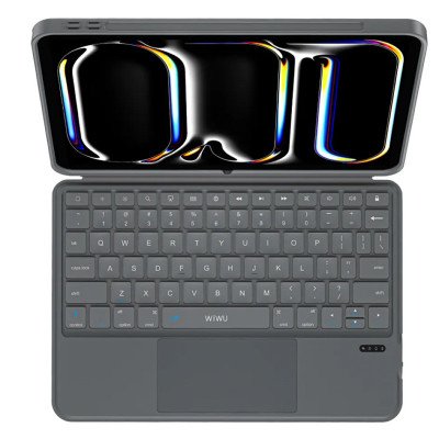 Клавіатура-чохол WIWU MK-005 3 in 1 for iPad Pro 11" (2024) Bluetooth Grey Клавіатура-чохол WIWU MK-005 3 in 1 for iPad Pro 11" (2024) Bluetooth Grey