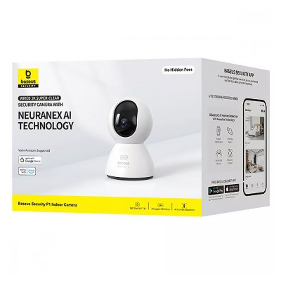 Камера відеоспостереження Baseus Security P1 Indoor 3K (S0TV01) White
