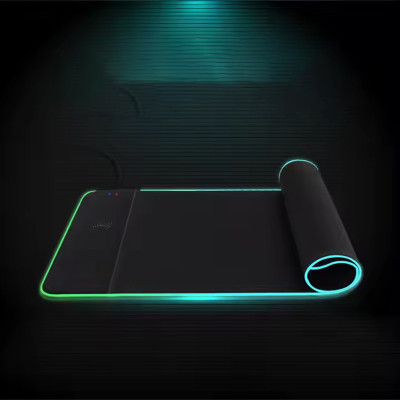 Ігрова поверхня (килимок) STAND JD-S60 з БЗП 15W LED+RGB (800*300*6mm) Black