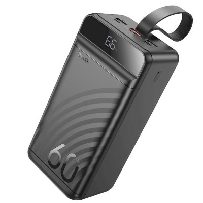 Портативний ЗП Power Bank Hoco J123C Element 22.5W+PD20W 60000 mAh Black