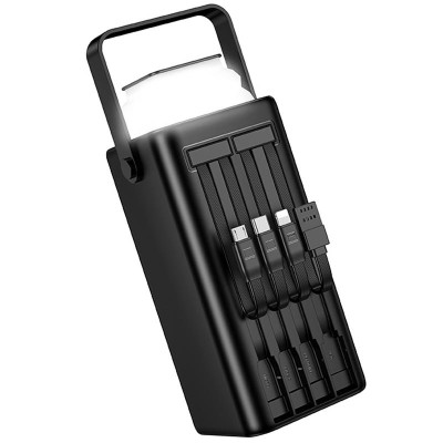 Портативний ЗП Power Bank Borofone BJ65A High 22.5W+PD20W with cable 50000 mAh Black