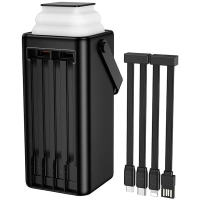 Портативний ЗП Power Bank Borofone BJ65A High 22.5W+PD20W with cable 50000 mAh Black