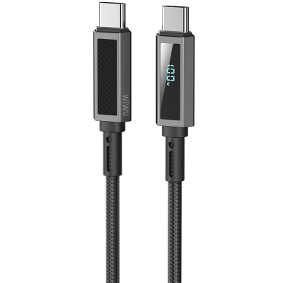 Дата кабель WIWU C079 Warriors Type-C to Type-C 100W (1.2m) Black