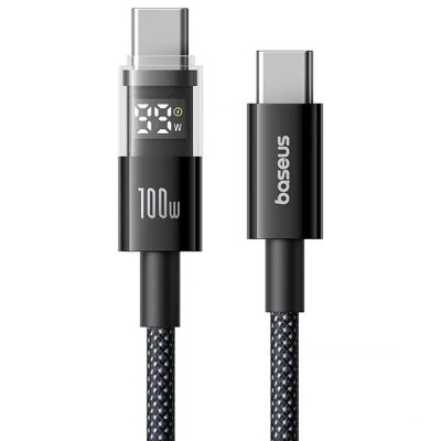 Дата кабель Baseus Display 2 Type-C to Type-C 100W (2m) (P10382702) Cosmic Black