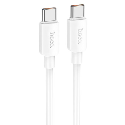 Дата кабель Hoco X96 Hyper Type-C to Type-C 100W (1m) White