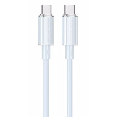 Дата кабель Borofone BX112 Lemon Type-C to Type-C 60W (1m) Blue