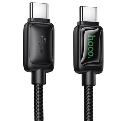 Дата кабель Hoco U146 Mundo Type-C to Type-C 60W (1.2m) Black