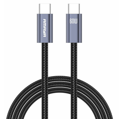 Дата кабель Amaya CC62 Type-C to Type-C 60W (2m) Gray