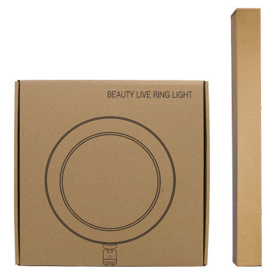 Кільцева світлодіодна LED лампа Flat Ring 10" + tripod 2.1m Black