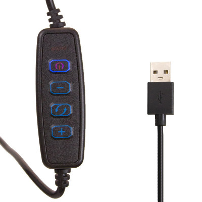 Кільцева світлодіодна LED лампа Arc Ring 8" + tripod 2.1m Black