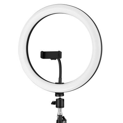 Кільцева світлодіодна LED лампа Arc Ring 8" + tripod 2.1m Black