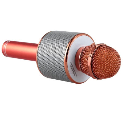 Караоке Мікрофон-колонка WS858 Rose Gold Караоке Мікрофон-колонка WS858 Rose Gold