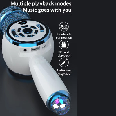 Караоке Мікрофон-колонка DS810 Blue