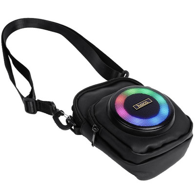 Сумка крос-боді зі вбудованою колонкою Hoco HC41 Wave Bass Black