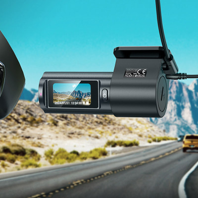 Відеореєстратор Hoco DV8 1.47-inch display with rear camera (2K+720P) Black