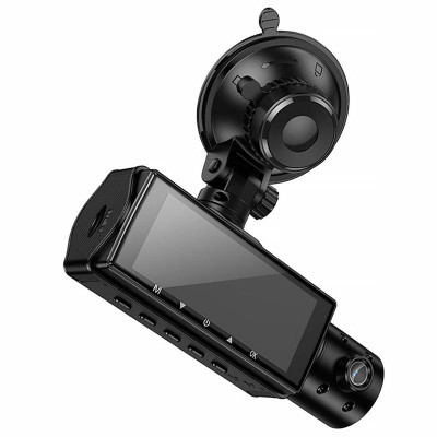 Відеореєстратор Hoco DI61 3.16-inch display with rear camera (1280+720P) Black