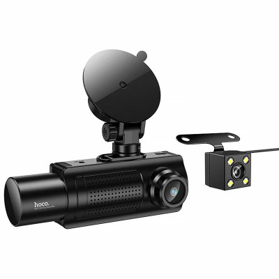 Відеореєстратор Hoco DI61 3.16-inch display with rear camera (1280+720P) Black