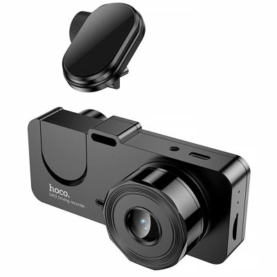 Відеореєстратор Hoco DI63 2-inch display with rear camera (480+480P) Black