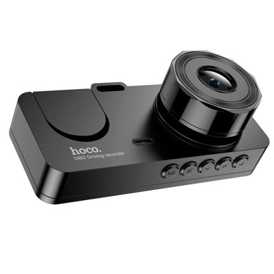 Відеореєстратор Hoco DI63 2-inch display with rear camera (480+480P) Black