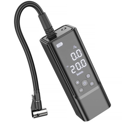 Автомобільний насос Hoco ZP7 Maddy smart (5000 mAh) Black