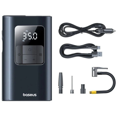 Портативний насос Baseus PrimeTrip VA1 2-in-1 1750 mAh (C11169001121-00) Cosmic Black