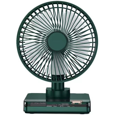 Настільний вентилятор DF11-B with clock 7200 mAh Green