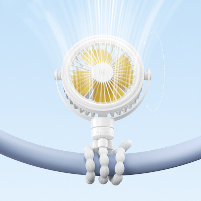 Портативний вентилятор Usams ZB289 Baby Stroller fan 2000mAh White
