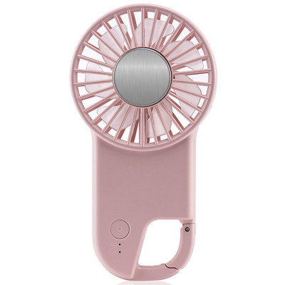 Портативний вентилятор SQT-BF2 з карабіном 1800mAh Pink