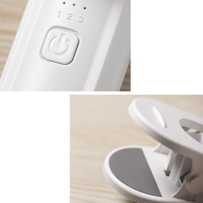 Портативний вентилятор K37 з затискачем 2000mAh White