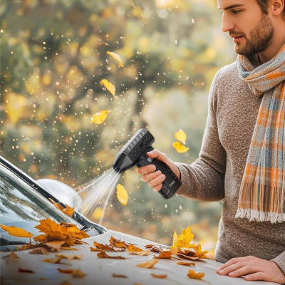 Портативний турбовентилятор Hoco HX67 Force fan Black