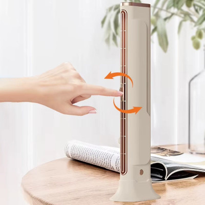 Настільний вентилятор F3 Tower Fan 3 speeds with battery 1200 mAh Biege Настільний вентилятор F3 Tower Fan 3 speeds with battery 1200 mAh Biege