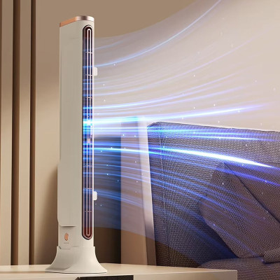Настільний вентилятор F3 Tower Fan 3 speeds with battery 1200 mAh Biege Настільний вентилятор F3 Tower Fan 3 speeds with battery 1200 mAh Biege