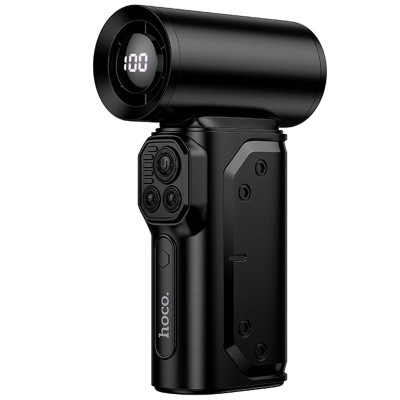 Портативний турбовентилятор Hoco HX68 Flujo fan Black