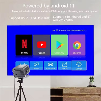 Проектор 4k ver.1 Android A10 Black