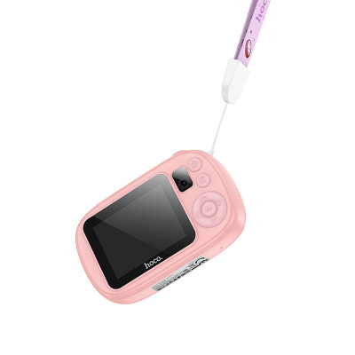 Дитяча фотокамера Hoco DV205 Dual-camera Pink