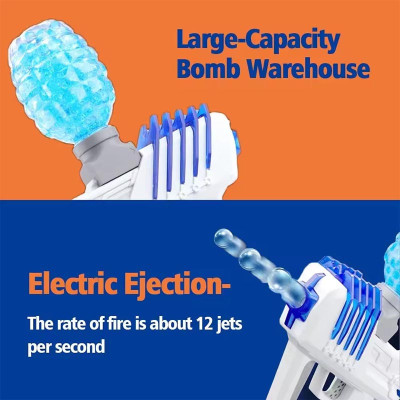 Пістолет на гідрогелевих кульках (орбізах) Gel Energy XS-873 Grey Пістолет на гідрогелевих кульках (орбізах) Gel Energy XS-873 Grey