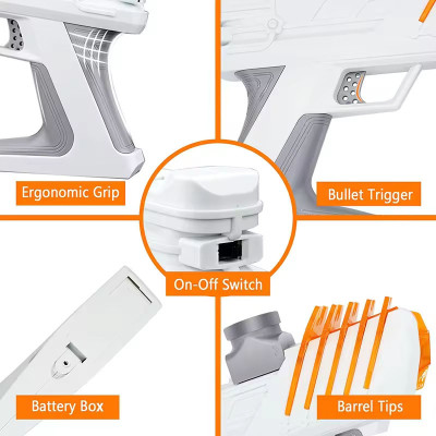 Пістолет на гідрогелевих кульках (орбізах) Gel Energy XS-873 Grey Пістолет на гідрогелевих кульках (орбізах) Gel Energy XS-873 Grey