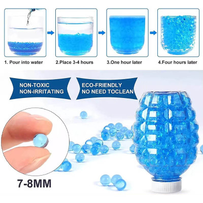 Гідрогелеві кульки (орбізи) 8000 шт. упаковка Blue