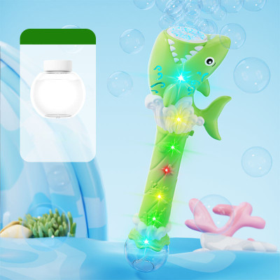 Пістолет з мильними бульбашками H038 Shark + bottle 50ml Green Пістолет з мильними бульбашками H038 Shark + bottle 50ml Green
