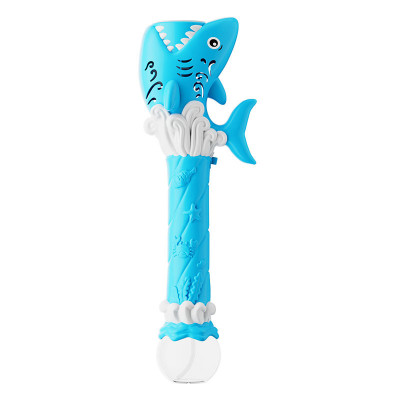 Пістолет з мильними бульбашками H038 Shark + bottle 50ml Light Blue