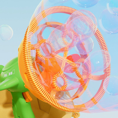 Пістолет для мильних бульбашок H035 Bubble Gun з пропелером 2in1 + bottle 250ml Green