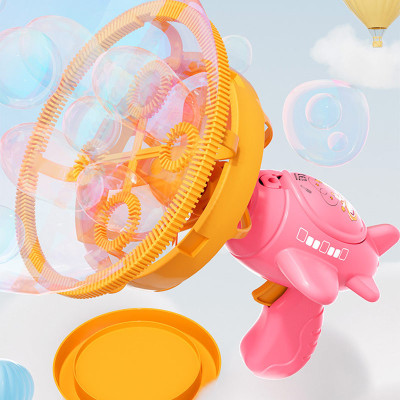 Пістолет для мильних бульбашок H035 Bubble Gun з пропелером 2in1 + bottle 250ml Pink Пістолет для мильних бульбашок H035 Bubble Gun з пропелером 2in1 + bottle 250ml Pink