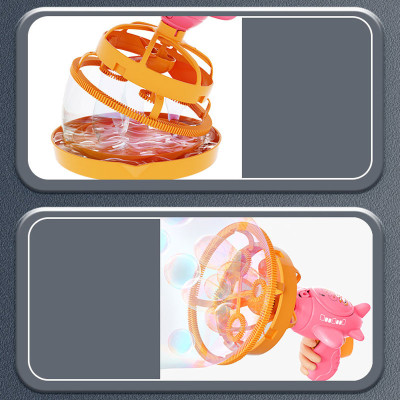 Пістолет для мильних бульбашок H035 Bubble Gun з пропелером 2in1 + bottle 250ml Pink Пістолет для мильних бульбашок H035 Bubble Gun з пропелером 2in1 + bottle 250ml Pink