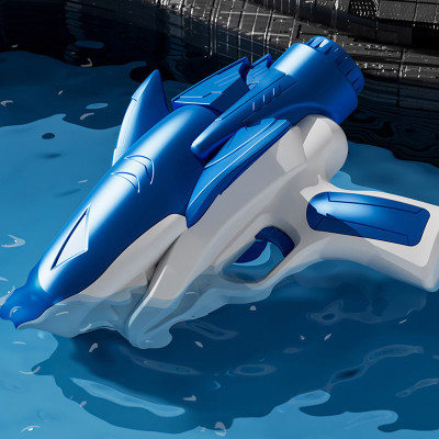 Водяний акумуляторний пістолет Shark Water Gun 185-68 (300ml) with lithium battery Blue Водяний акумуляторний пістолет Shark Water Gun 185-68 (300ml) with lithium battery Blue