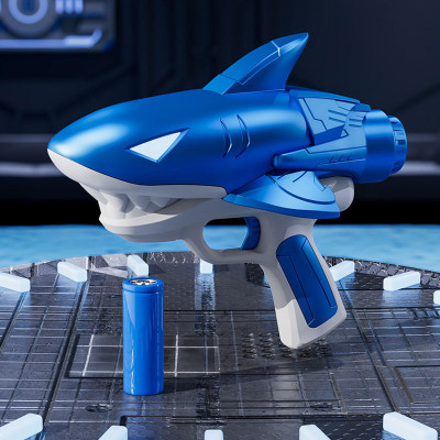 Водяний акумуляторний пістолет Shark Water Gun 185-68 (300ml) with lithium battery Blue Водяний акумуляторний пістолет Shark Water Gun 185-68 (300ml) with lithium battery Blue
