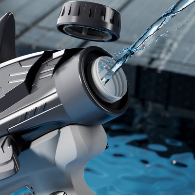 Водяний акумуляторний пістолет Shark Water Gun 185-68 (300ml) with lithium battery Grey Водяний акумуляторний пістолет Shark Water Gun 185-68 (300ml) with lithium battery Grey