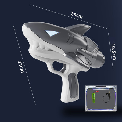 Водяний акумуляторний пістолет Shark Water Gun 185-68 (300ml) with lithium battery Grey Водяний акумуляторний пістолет Shark Water Gun 185-68 (300ml) with lithium battery Grey
