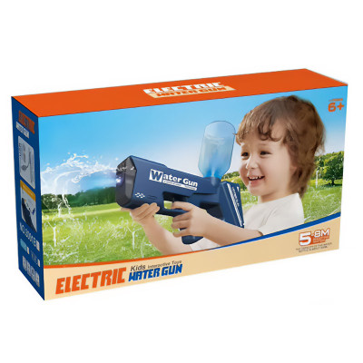 Водяний пістолет Water Gun 8001 (200ml) (3xAA не входят у комплект) Dark Blue